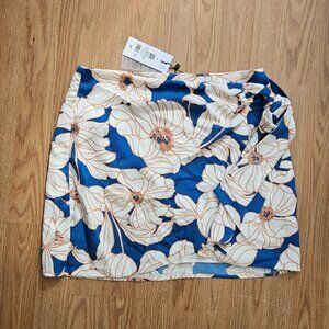 Dynamite Mini Jupe Draped Mini Satin Skirt